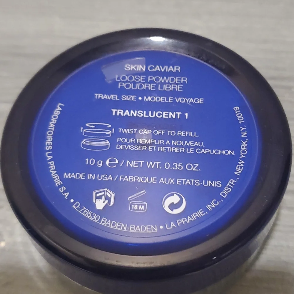 La Prairie Skin Caviar Loose Powder Translucent 1 NWOB! - Picture 6 of 7